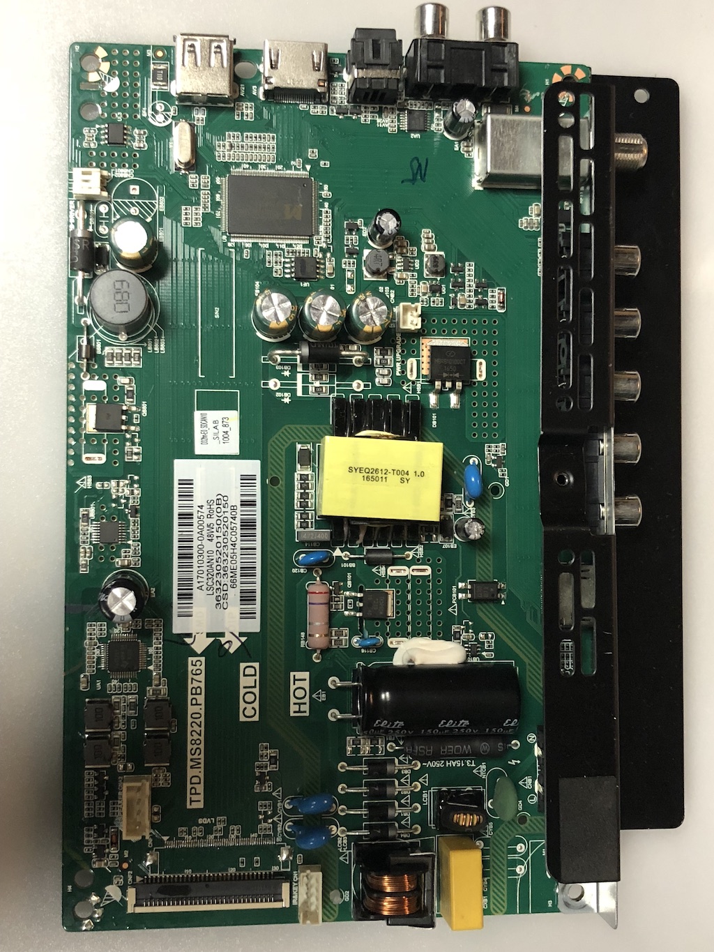 Vizio D32hn-E0 TPD.MS8220.PB765  Main Power Supply Board
