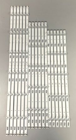 Samsung BN96-51025A/BN96-51026A/BN96-51027A LED Strips 18 For UN85TU8000F