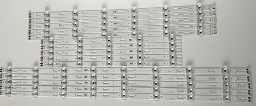 Samsung BN96-58297A/BN96-58298A/BN96-58299A LED Backlight Strips (15) - Like New /UN85DU7200BXZA