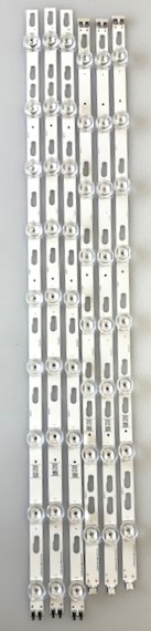 Samsung UN60DU7200F //BN96-58290A/BN96-58288A LED Backlight Strips (6) For UN60DU6900D