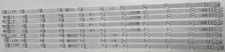 TCL 75HR330m11N02 V1 B0101-001543 LED Backlight Strips (6) For 75s571G