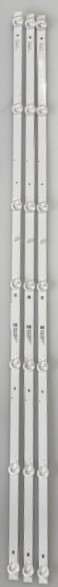 3pcs Led Backlight Strips For 43inch ysL-L E47975 94V-0 43hr331m07n1 v0 led strips replacement