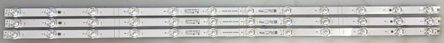 Backlight strips (3) JL.D430C1330-003AS-M V01 HD425Y1U51-T0L9K2+ 2021072201 Hisense 43E7KQ