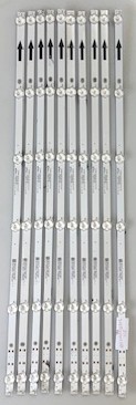 Philips LED Strips (10) for 65PUL7973/F7 A TCL65D06-ZC42AG-06D  303tc650074D